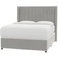 Putney Double Bed Frame with 2 Drawer Storage - Silver Grey by Simba, image 3