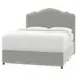 Richmond Double Bed Frame - Silver Grey, Dark Wood by Simba, image 4