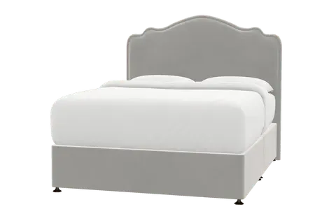 Richmond Super King Bed Frame - Silver Grey, Dark Wood by Simba, alternate view