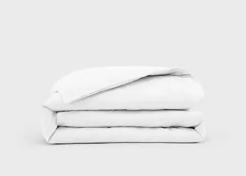 Cotton Percale Single Duvet Cover - Midnight Blue by Simba, image 2