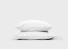 Egyptian Cotton Pillowcase Pair - Cloud Grey by Simba