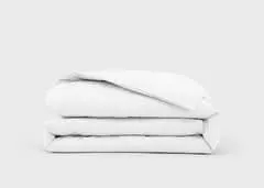 King Size Duvet Cover - Soft Oat, Cotton Percale by Simba