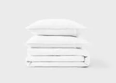 Soft Muslin Bedding Set Double - Pure White product