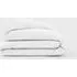 Waffle Cotton Double Duvet Cover - Pure White by Simba, image 4