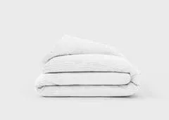 Waffle Cotton Super King Duvet Cover - Cloud Grey by Simba