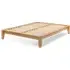 Yasumi Double Platform Bed - Walnut, Solid Oak by Simba, image 4