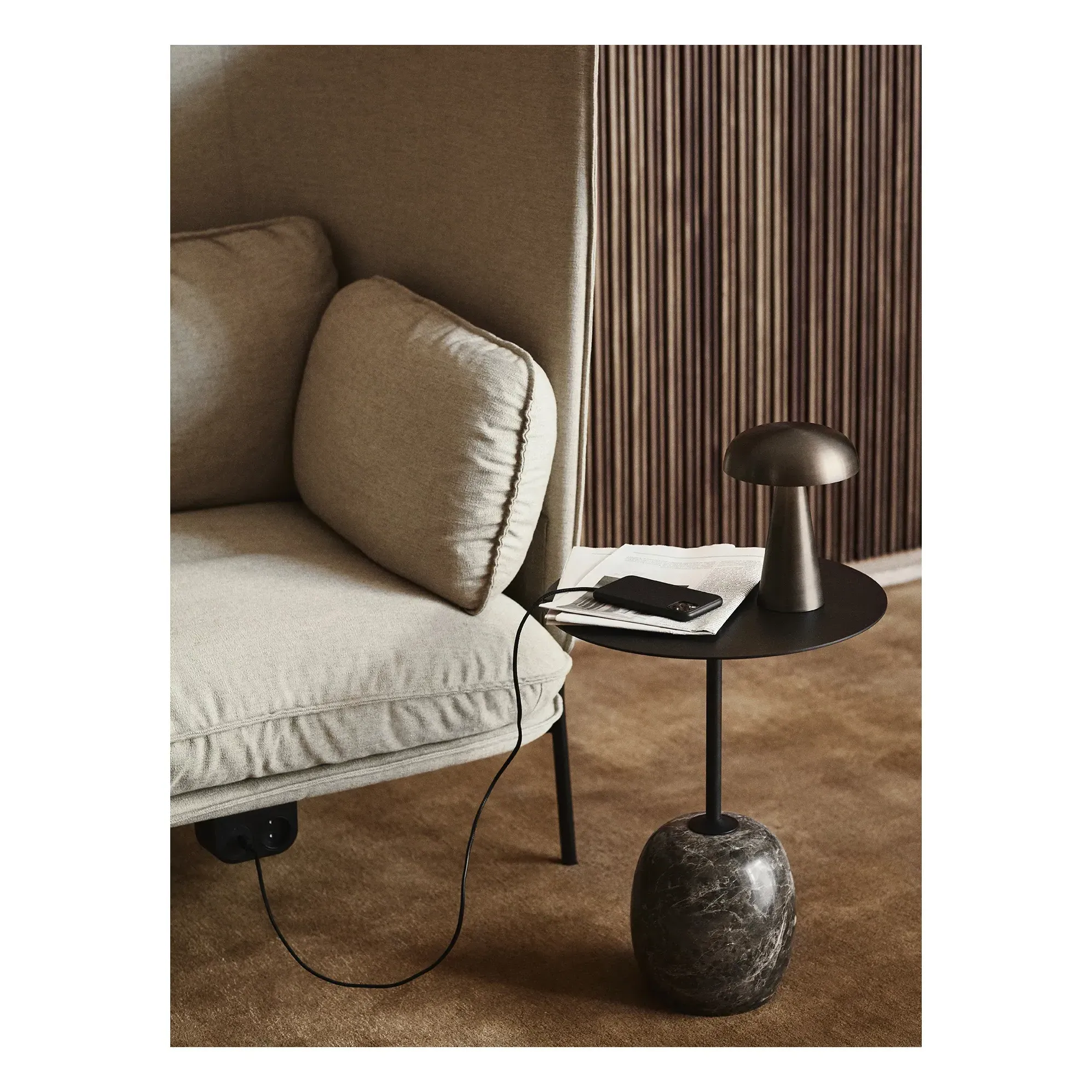 Como Portable Table Lamp - Bronze, Aluminium alternate view