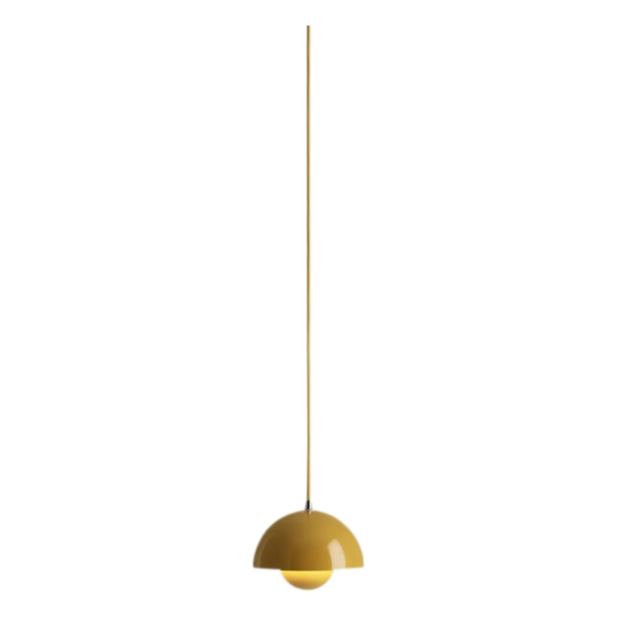 Flowerpot VP10 Verner Panton Suspension Lamp - Mustard, Steel alternate view