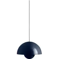 Flowerpot VP2 by Verner Panton Hanging Lamp - Dark Blue, Steel alternate view