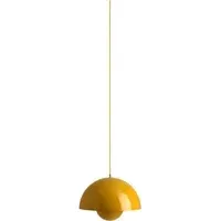 Flowerpot VP7 Pendant Lamp by Verner Panton - Mustard, Metal alternate view