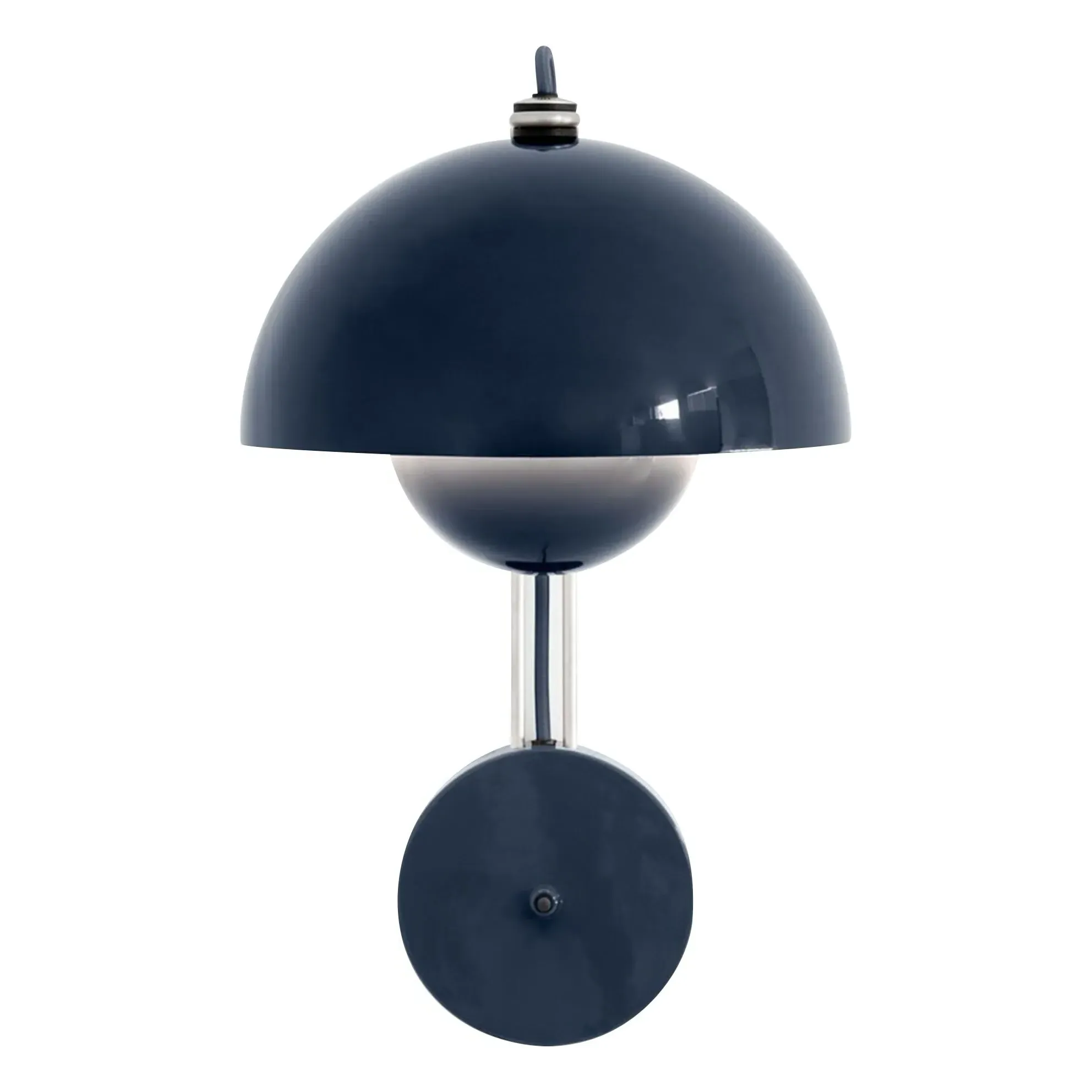 Flowerpot VP8 Wall Lamp - Dark Blue, Steel alternate view