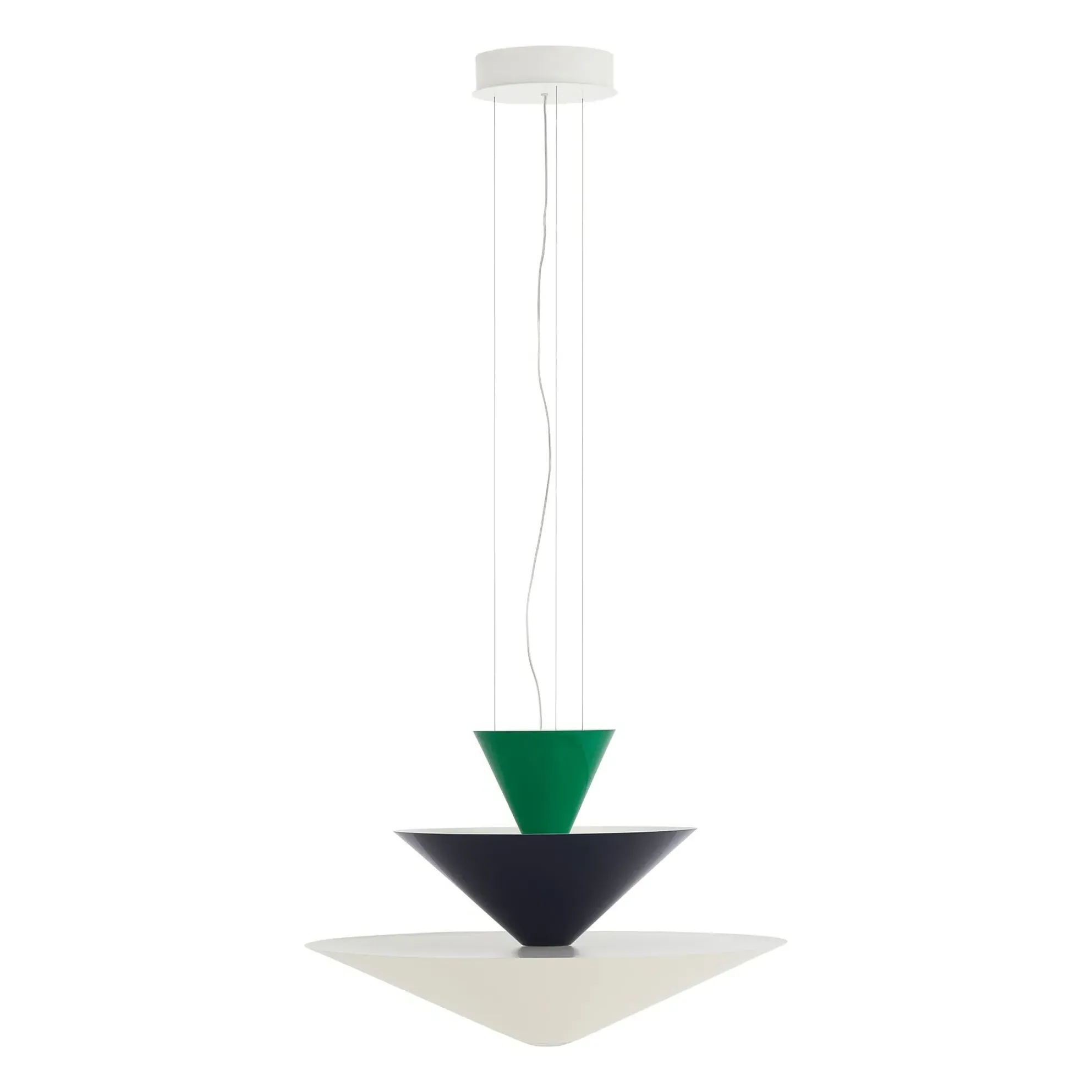 Gio LN14 Suspension Lamp - Green, Aluminium product