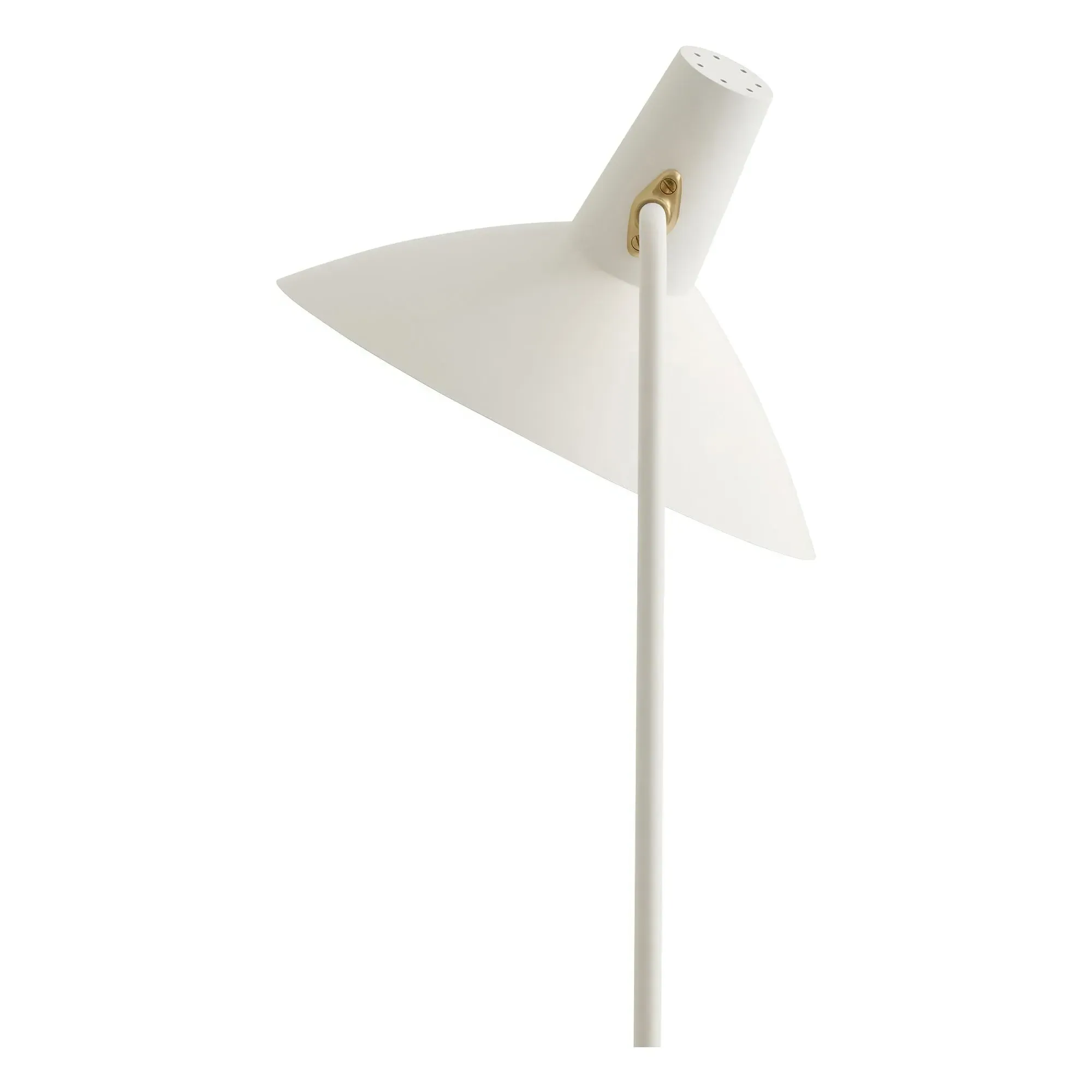 HM8 Tripod Floor Lamp by Hvidt & Mølgaard - White, Steel alternate view