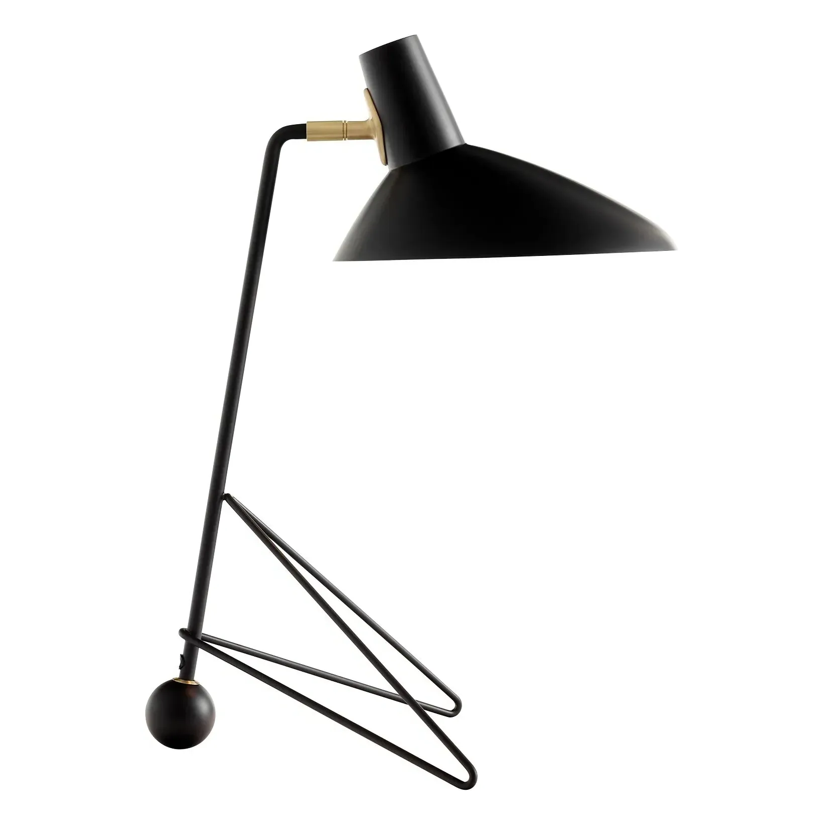 HM9 Tripod Table Lamp with Swivel Joint - Black, Aluminium product