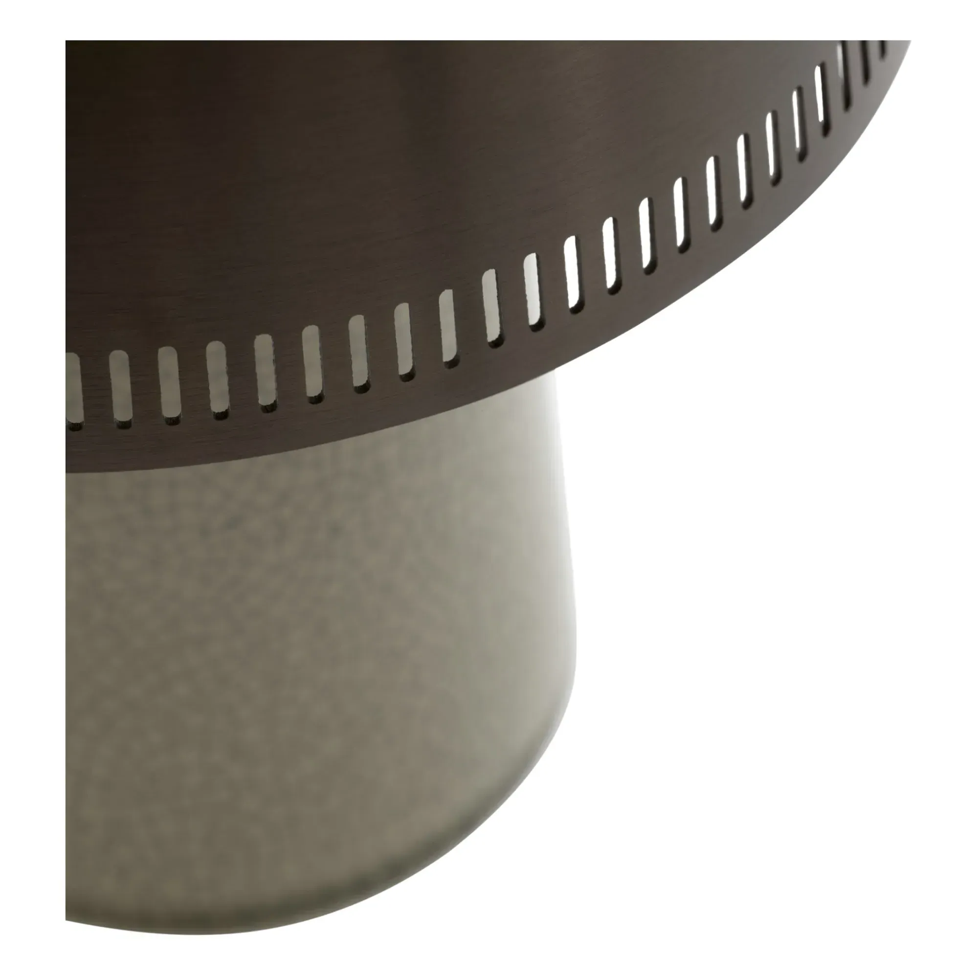 Raku Portable Table Lamp - Bronze, Ceramic alternate view