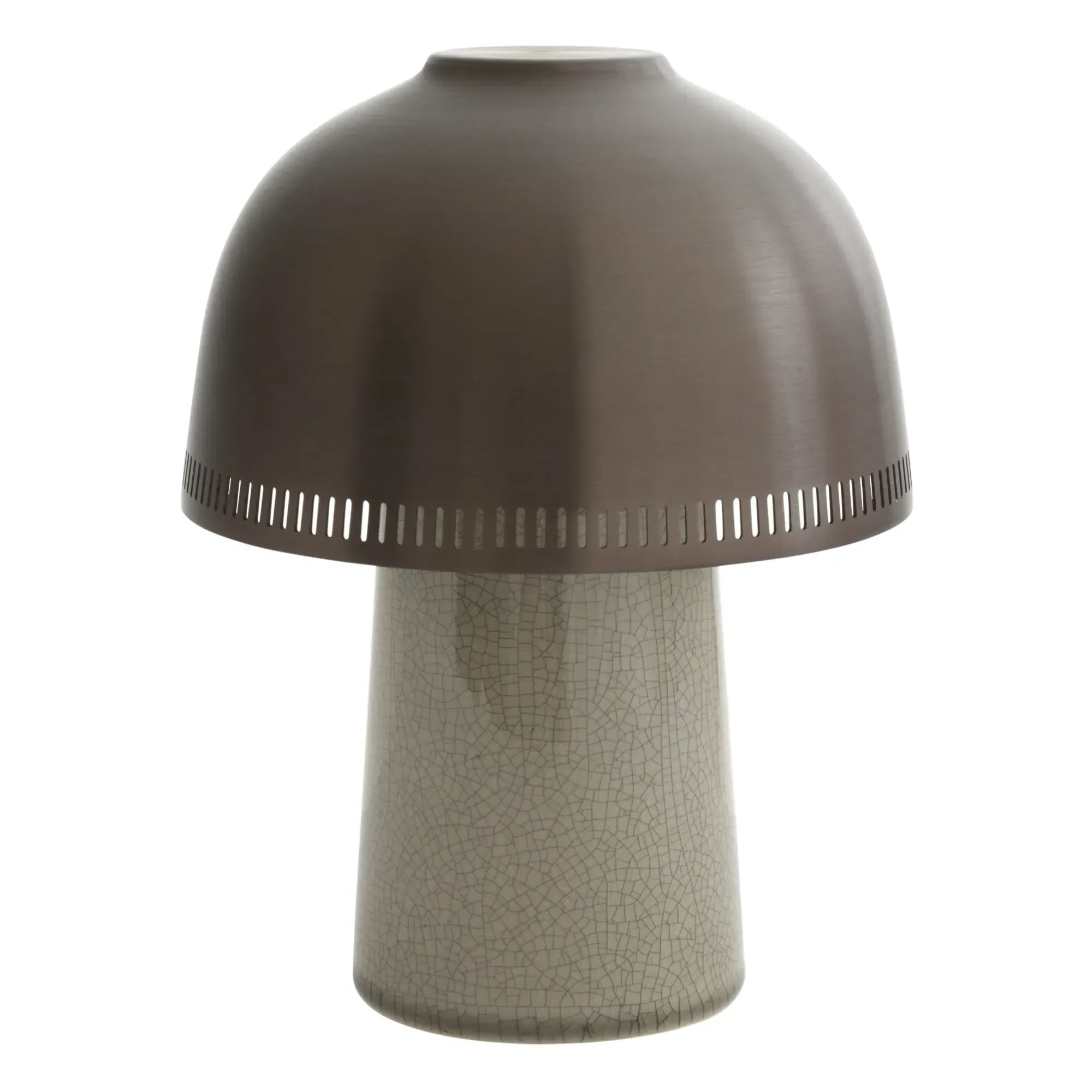 Raku Portable Table Lamp - Bronze, Ceramic product