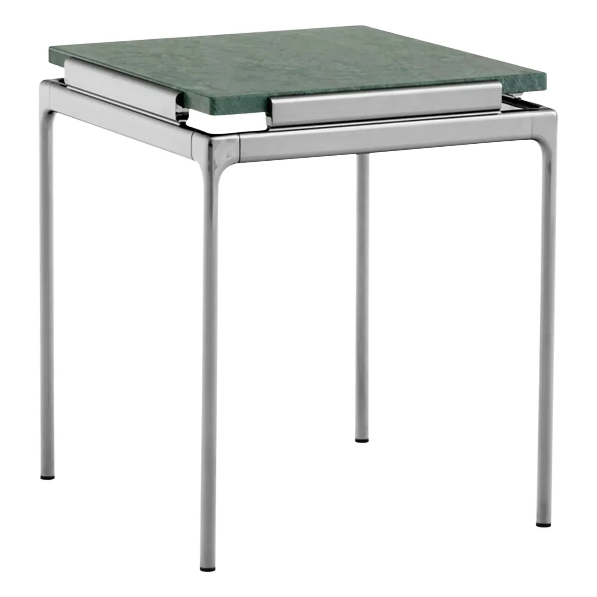 Sett LN11 Side Table - Green Marble, Aluminium product