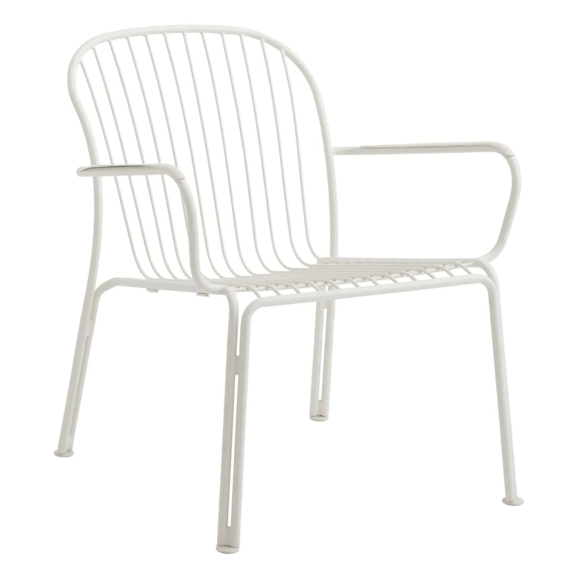 Thorvald SC101 Lounge Chair with Armrests - Ivory, Steel product
