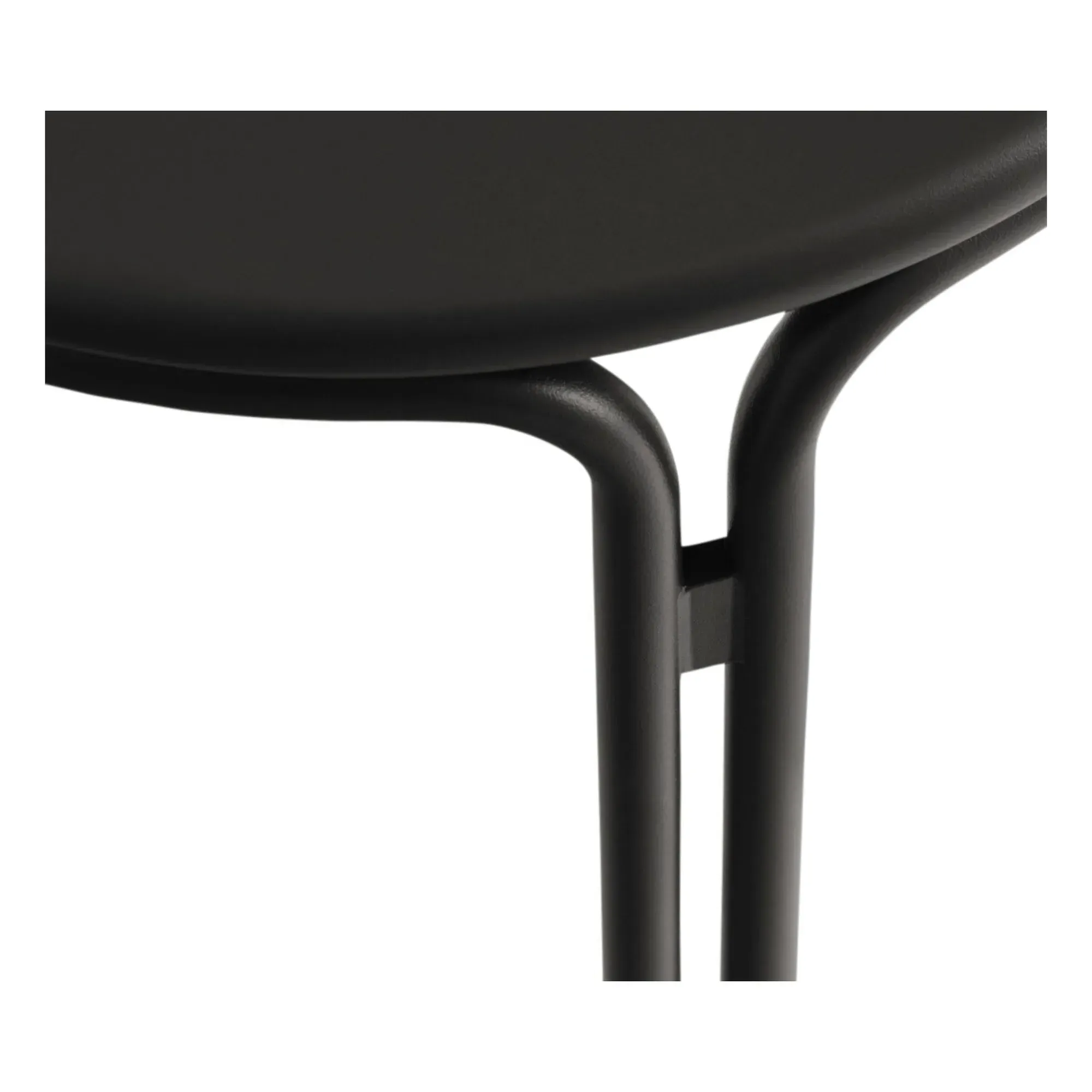Thorvald SC102 Round Side Table - Black, Steel alternate view