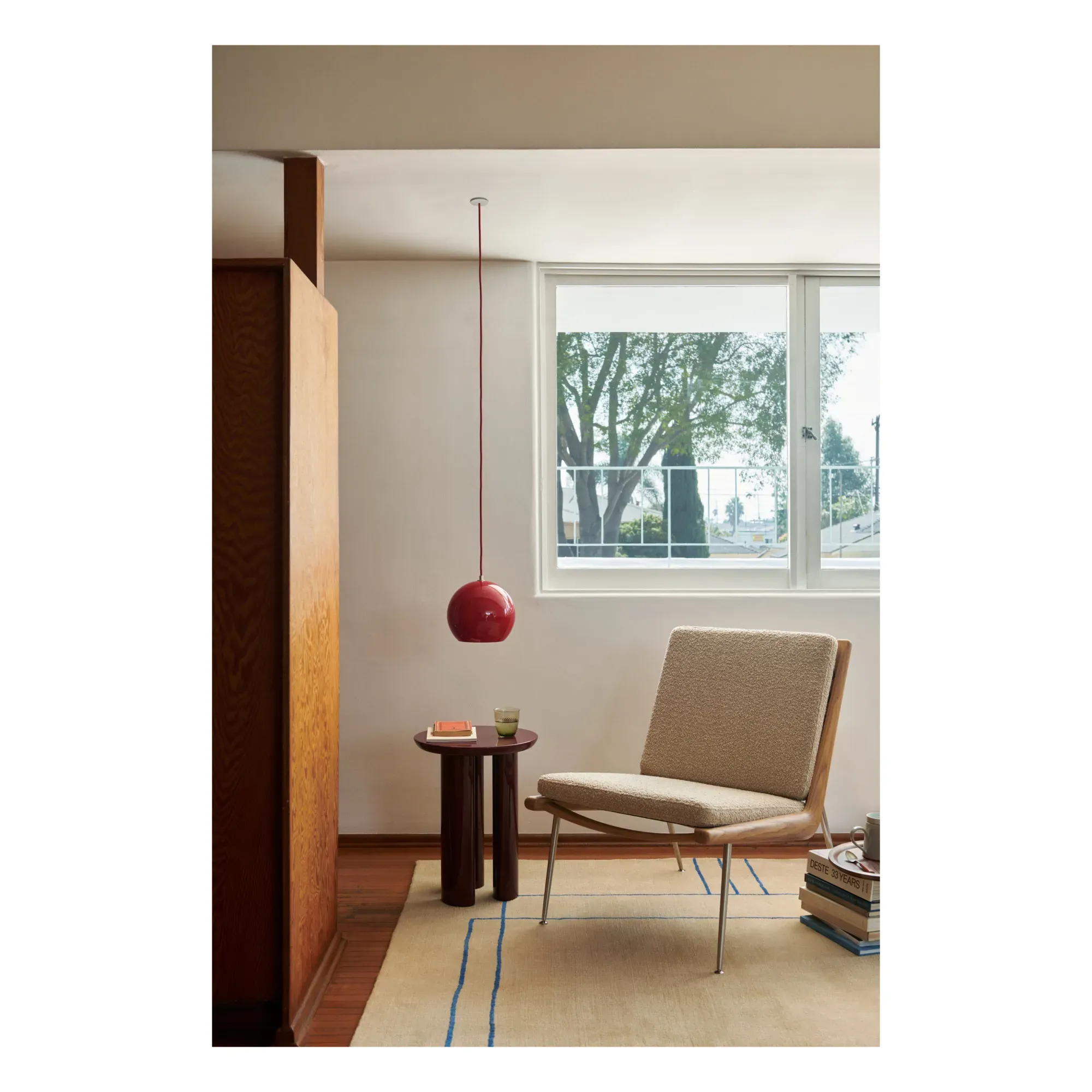 Topan VP6 Pendant Light - Vermillion, Aluminium alternate view