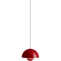 Verner Panton VP7 Flowerpot Pendant Light - Vermillion, Metal alternate view