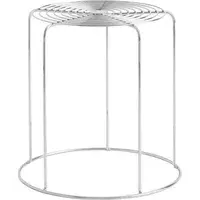 Verner Panton Wire VP11 Stool - Silver, Steel alternate view