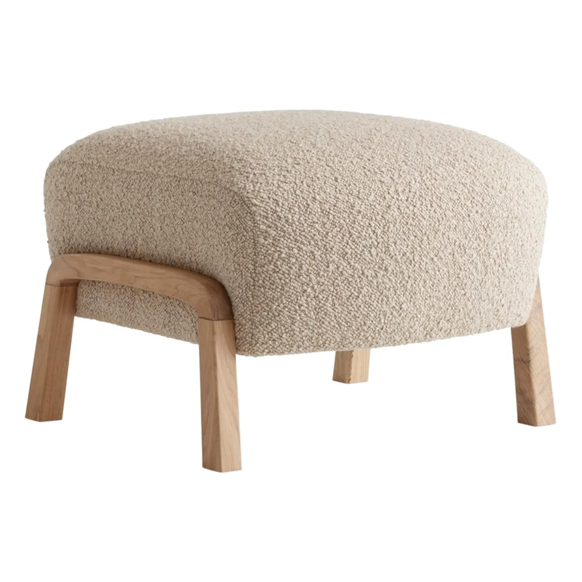 Wulff ATD3 Ottoman - Oak, Wool Blend product