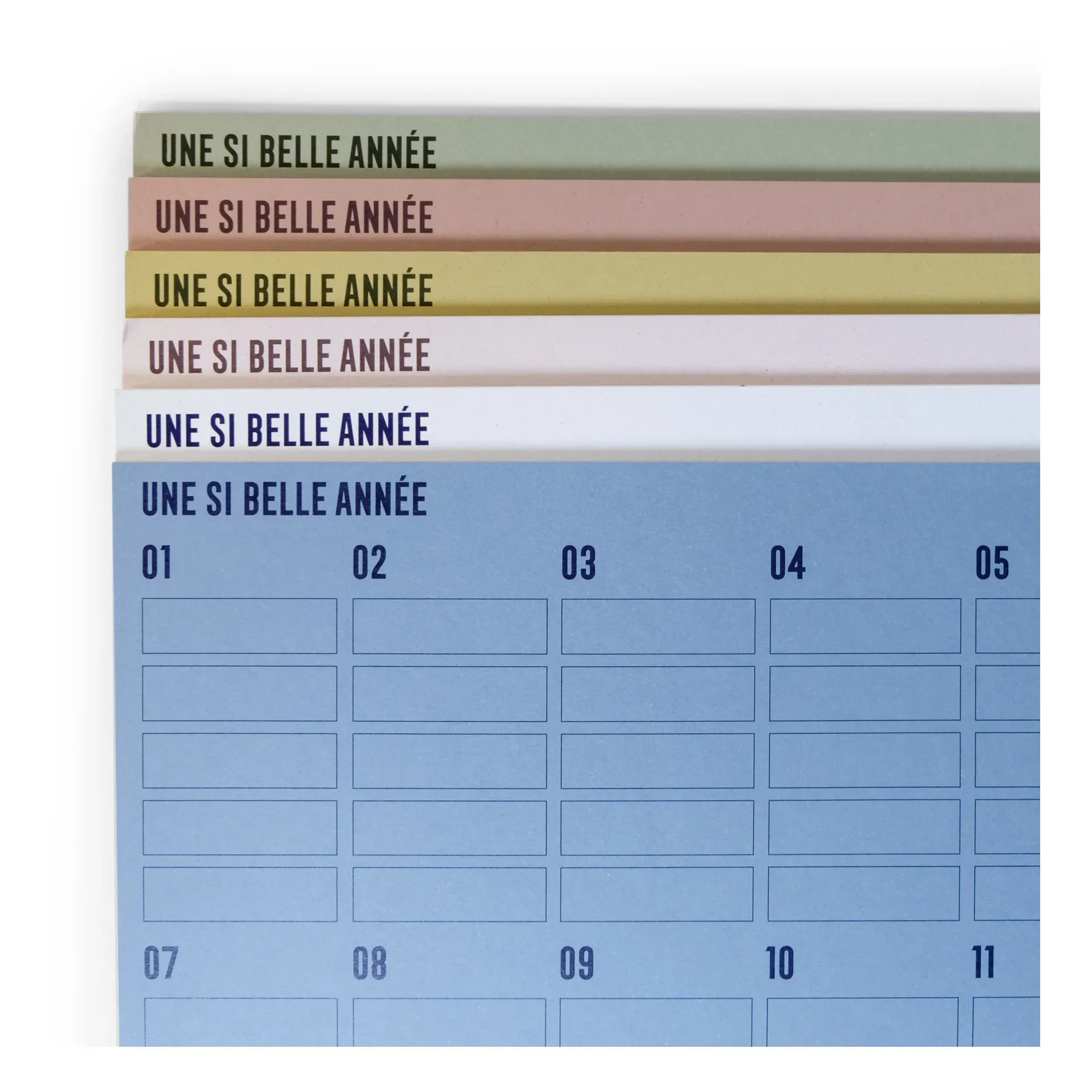 A3 Desk Blotter with Detachable Sheets - Olive Green alternate view