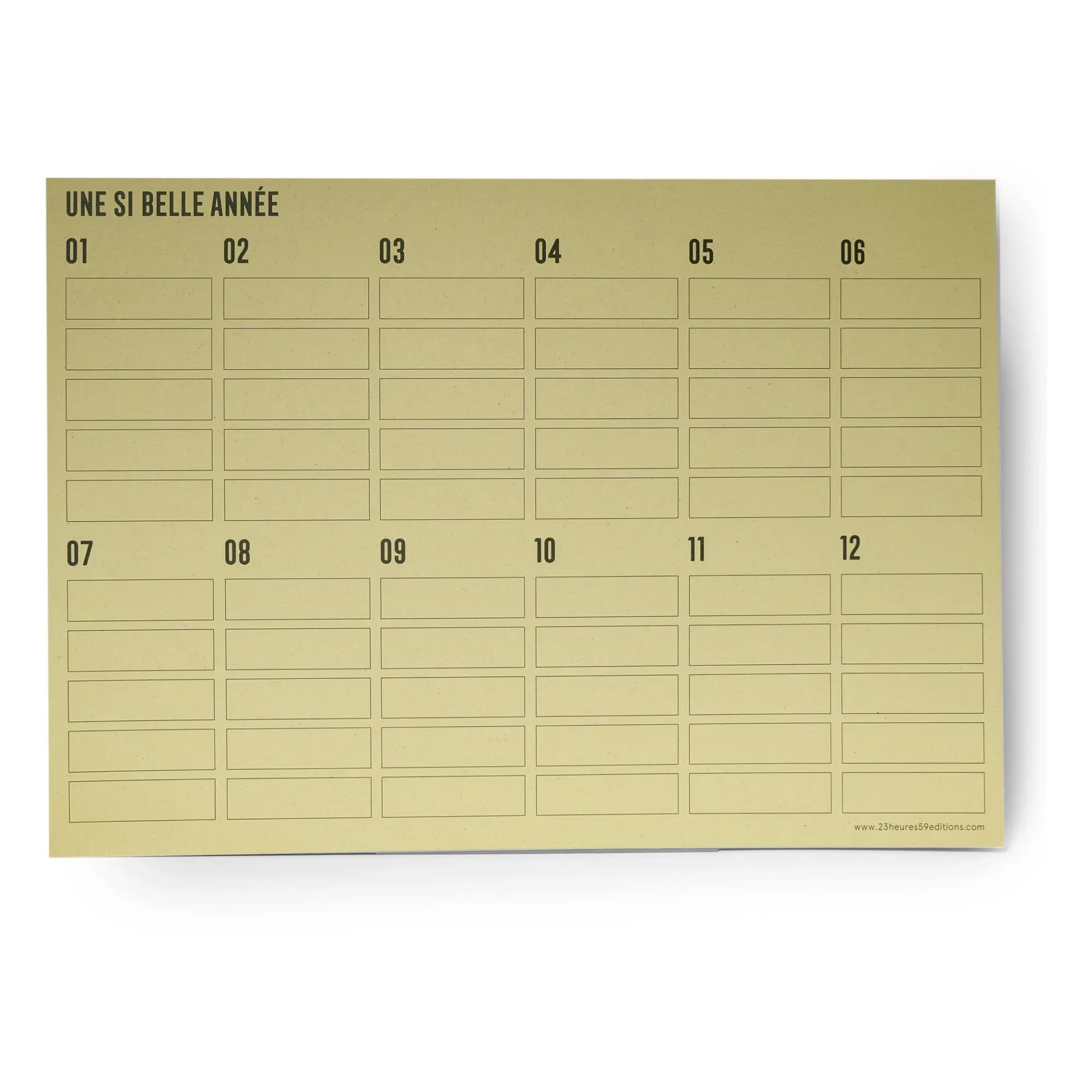 A3 Desk Blotter with Detachable Sheets - Olive Green product