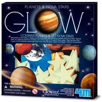 Planets and Stars Glow-in-the-Dark Sticker Pack - Multicoloured alternate view
