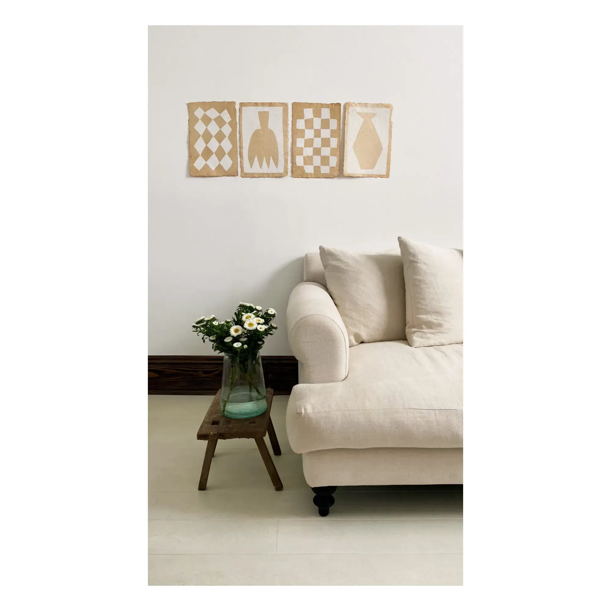 Vase Poster - Natural, Recycled Cotton Rag Paper alternate view