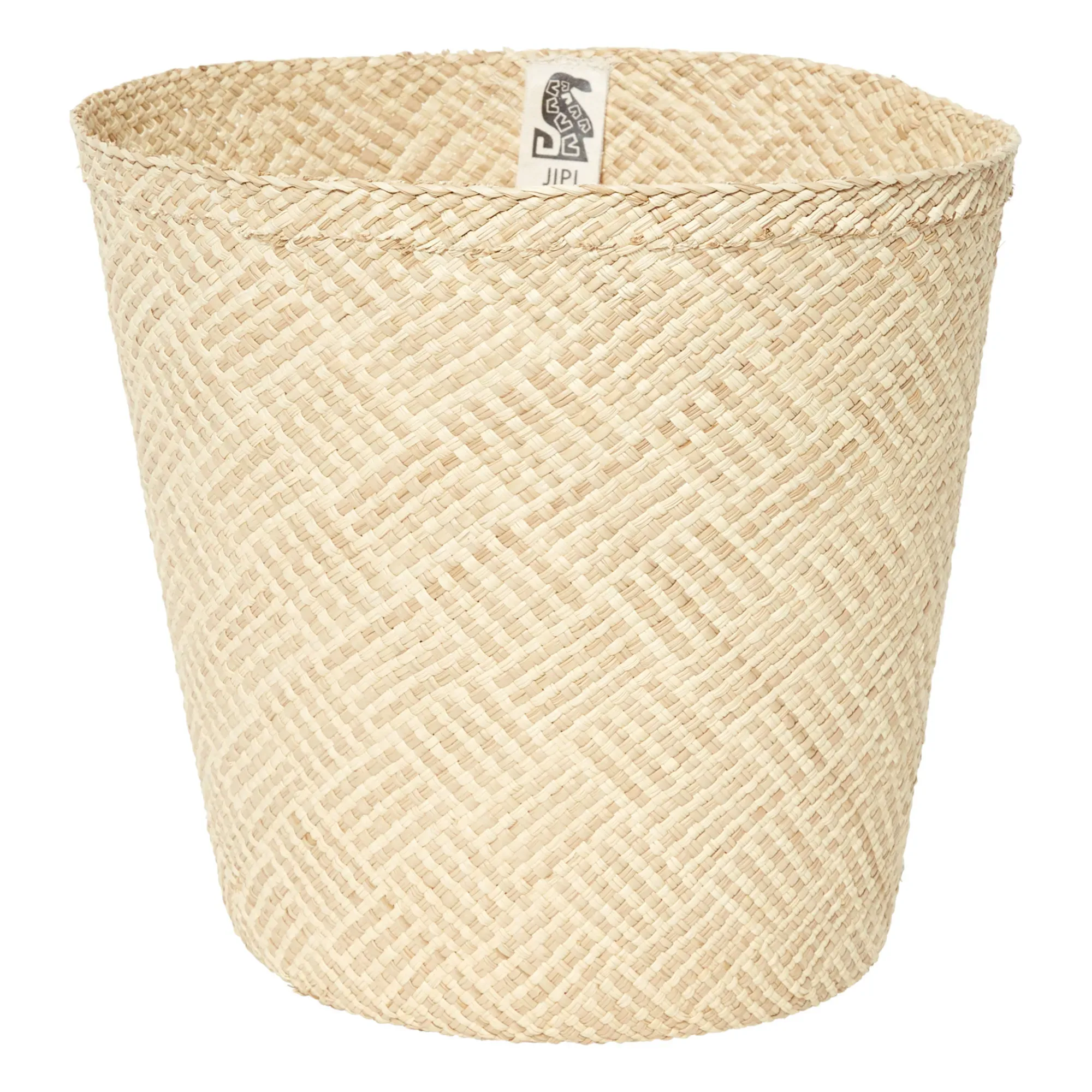 Papel Jipi Round Basket - Multicoloured, Jipijapa Palm Leaf product