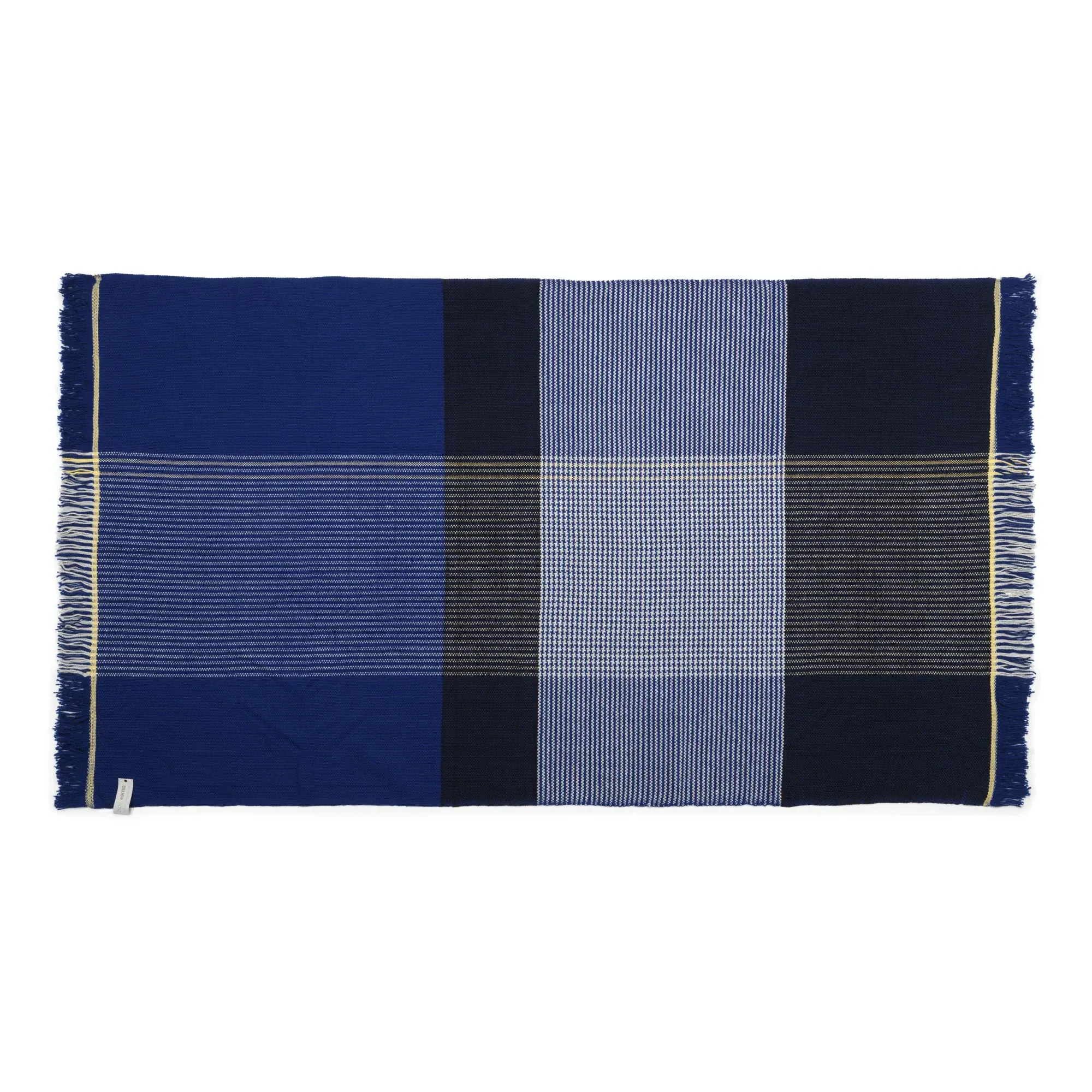 Ruana Wool Blanket - Blue alternate view