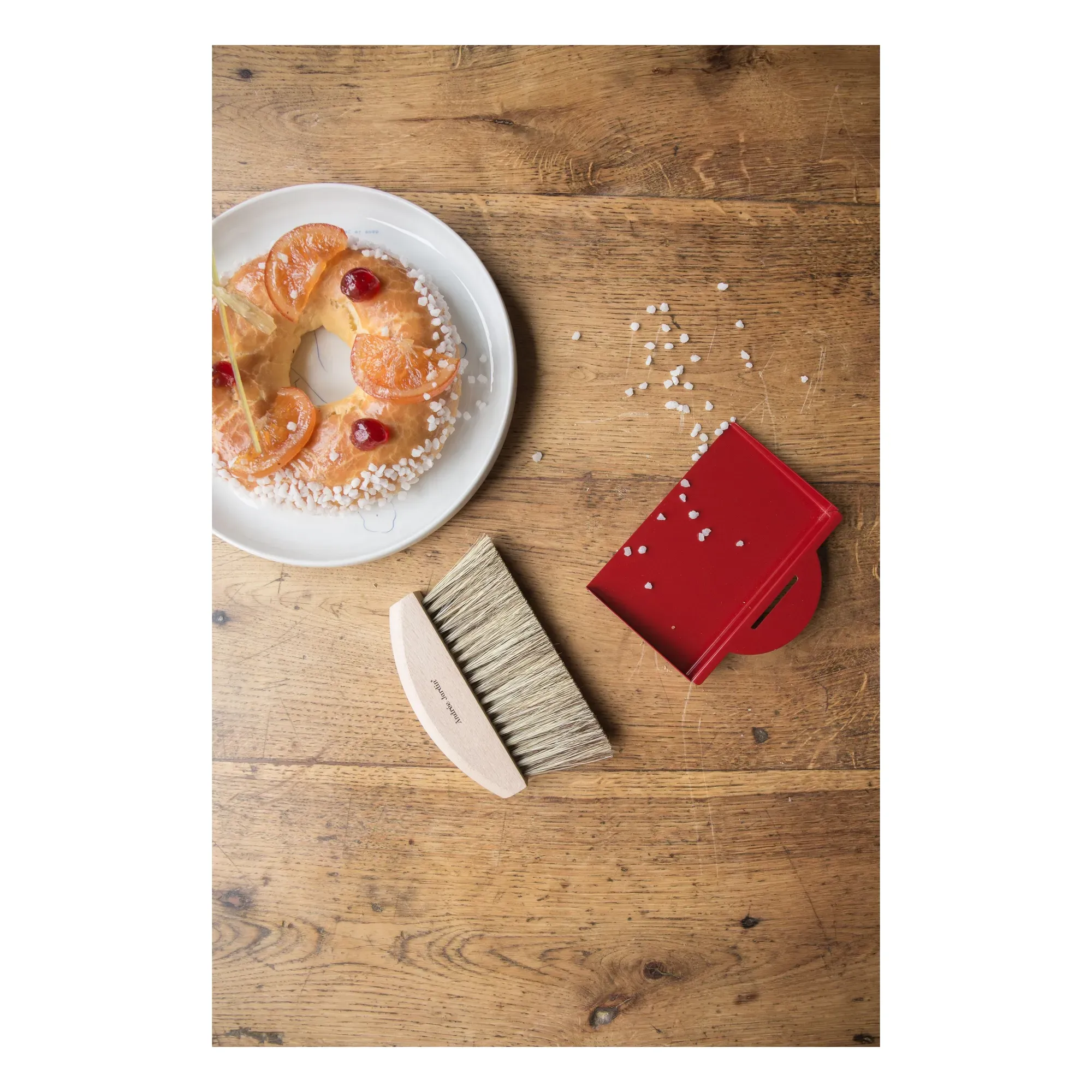 Mr & Mrs Clynk Table Crumb Collector Box - Brick Red alternate view