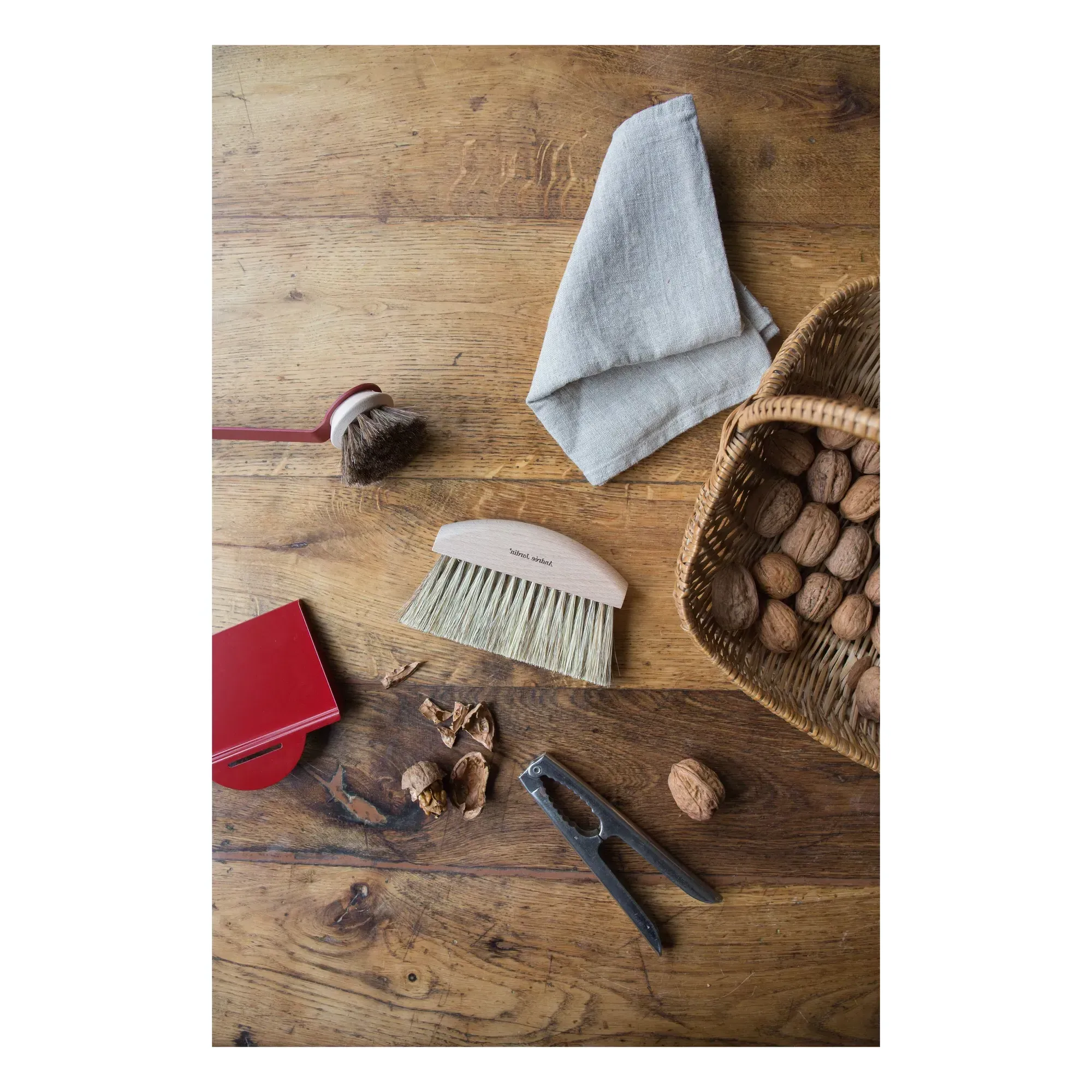 Mr & Mrs Clynk Table Crumb Collector Box - Brick Red product