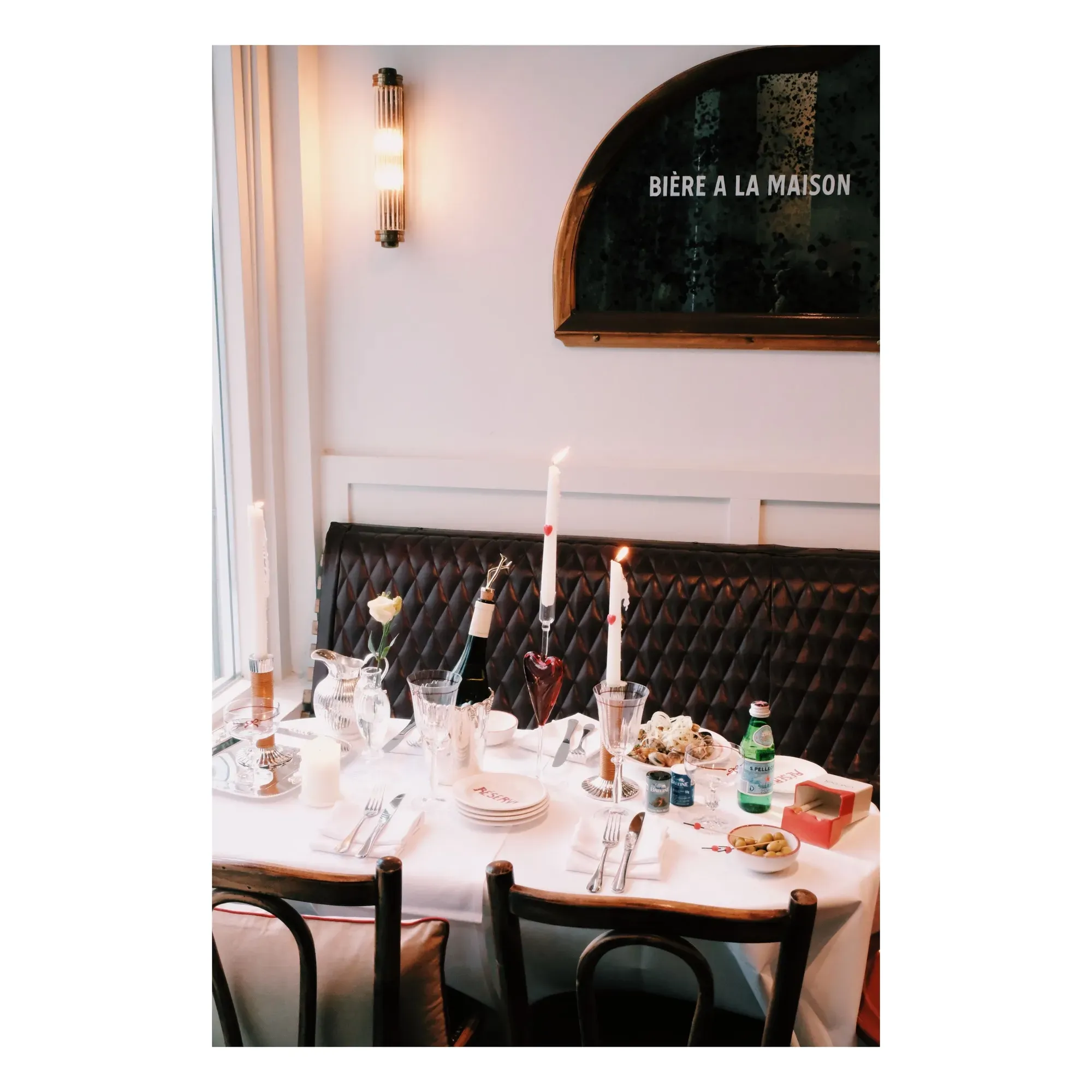 Bistro Stemmed Glass - Red, Crystalline Glass alternate view