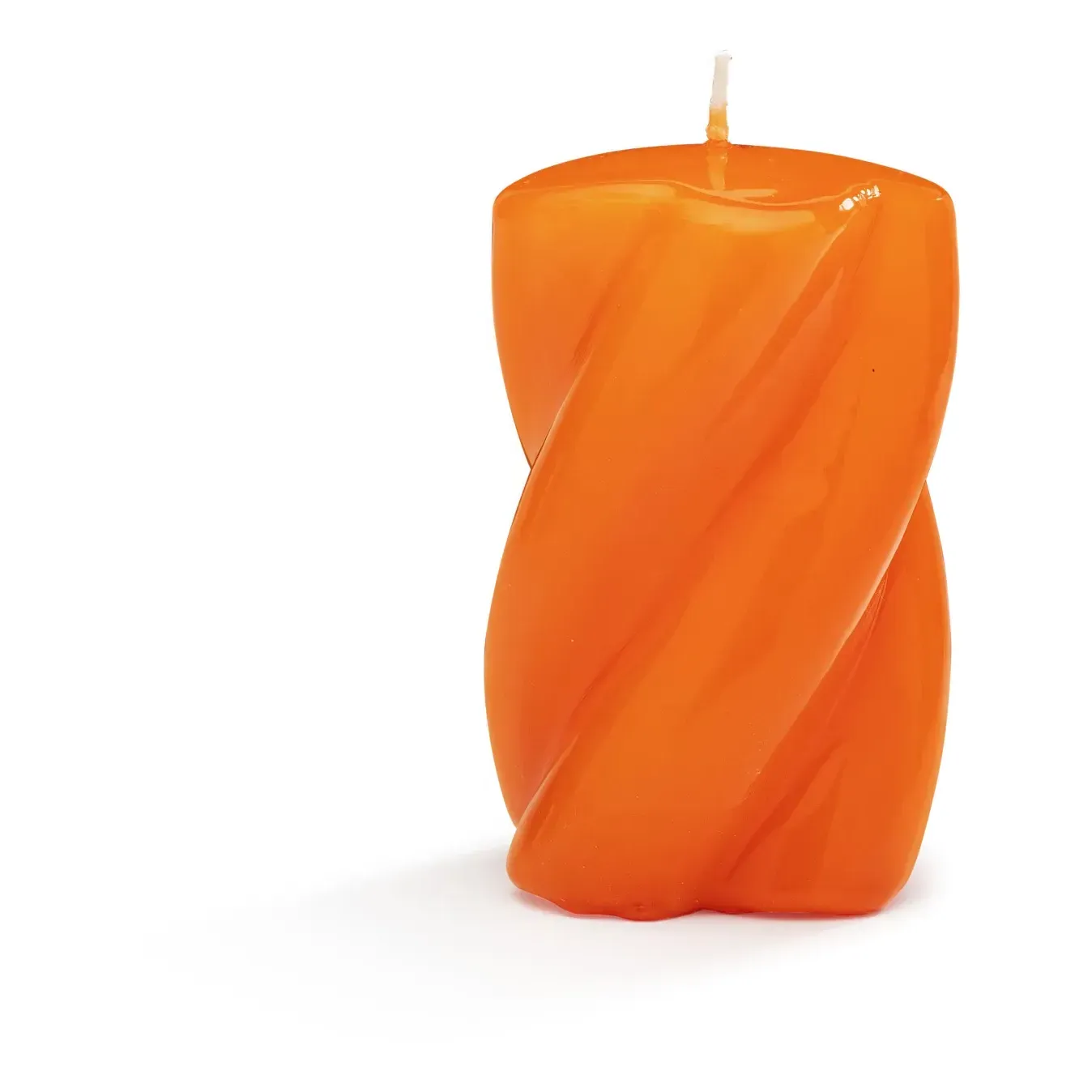 Blunt Twisted Candle - Orange, Paraffin Wax product
