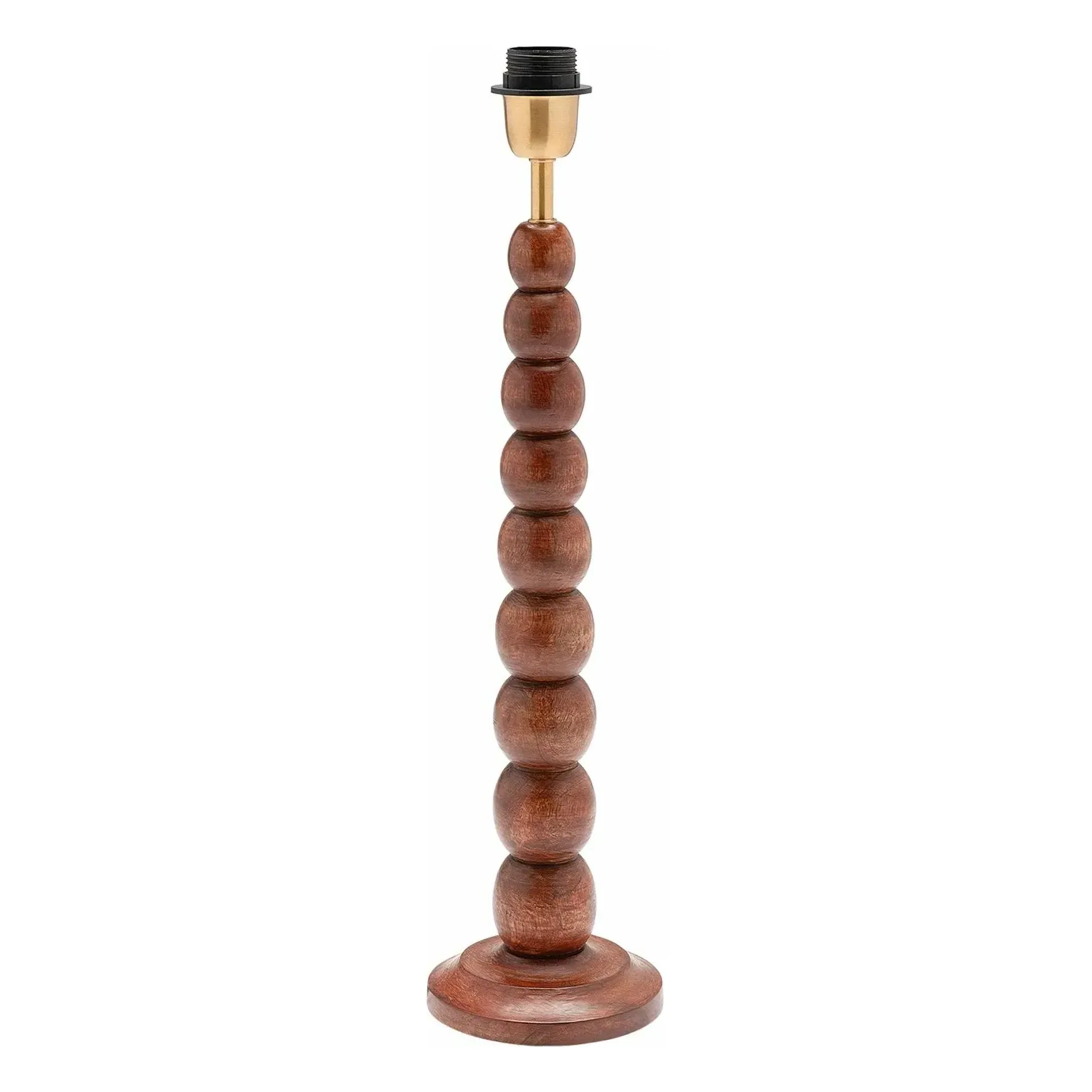 Bubble Lamp Base - Brown, Mango Wood product