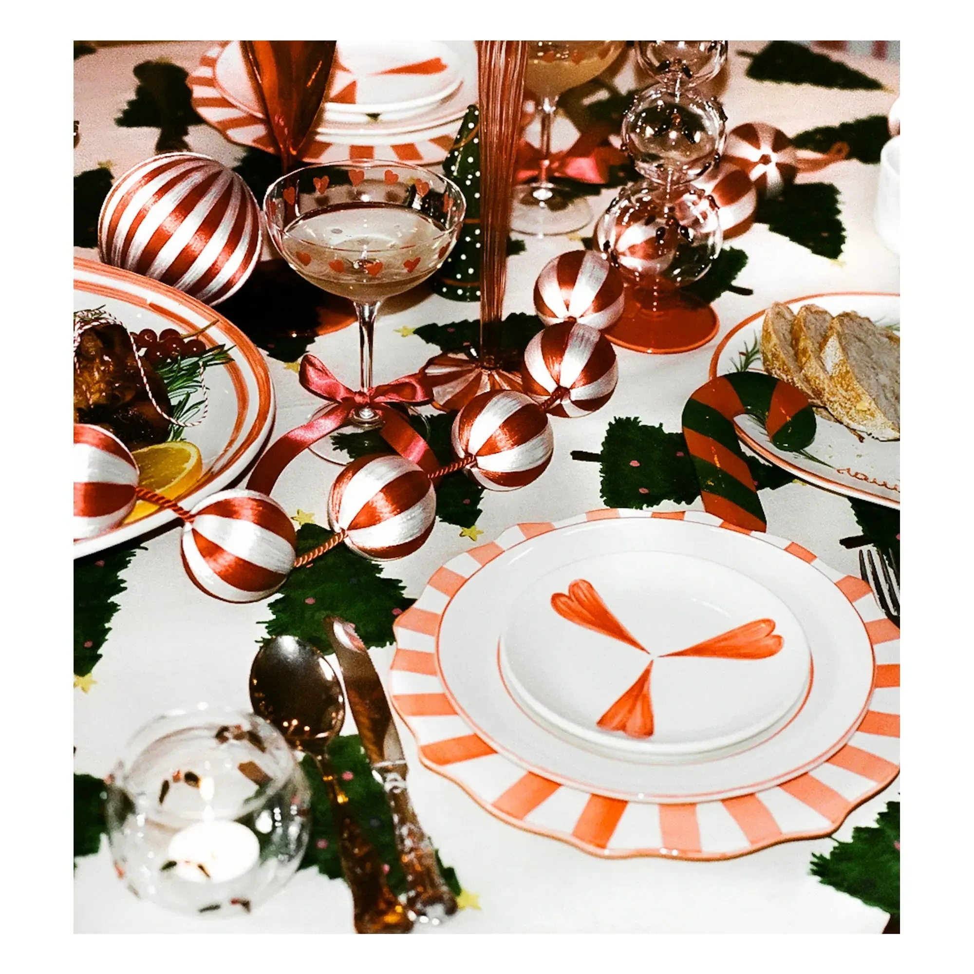 Classic Love Dessert Plate - White, Earthenware alternate view