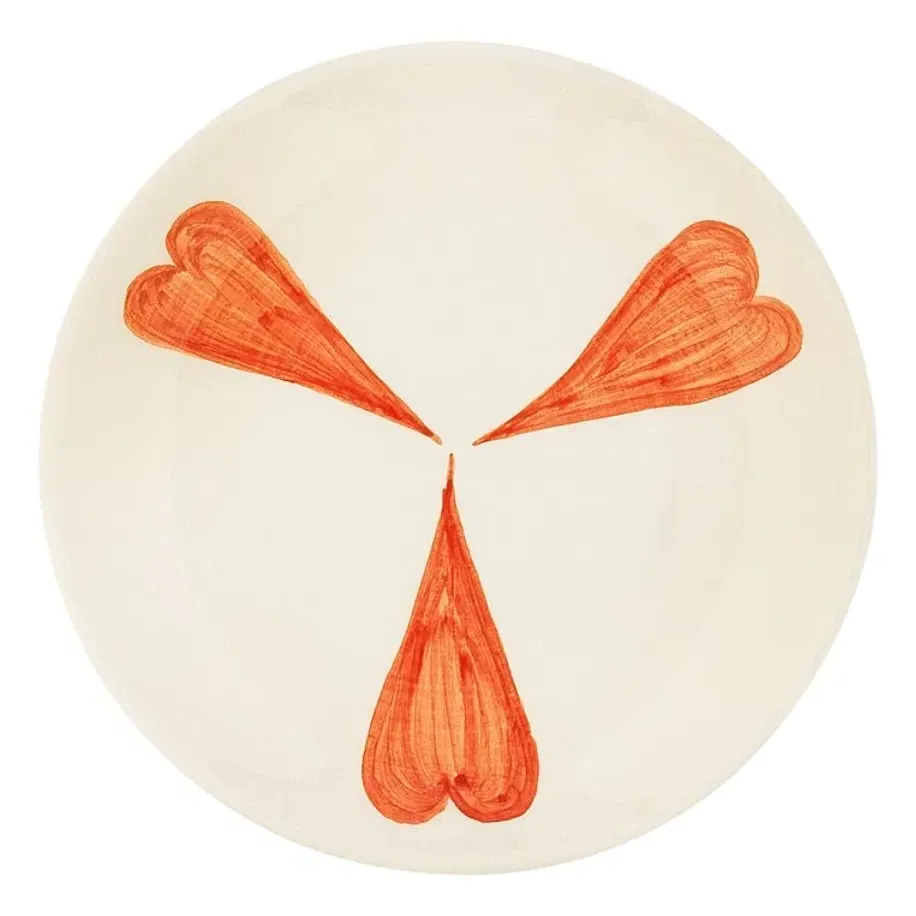 Classic Love Dessert Plate - White, Earthenware product