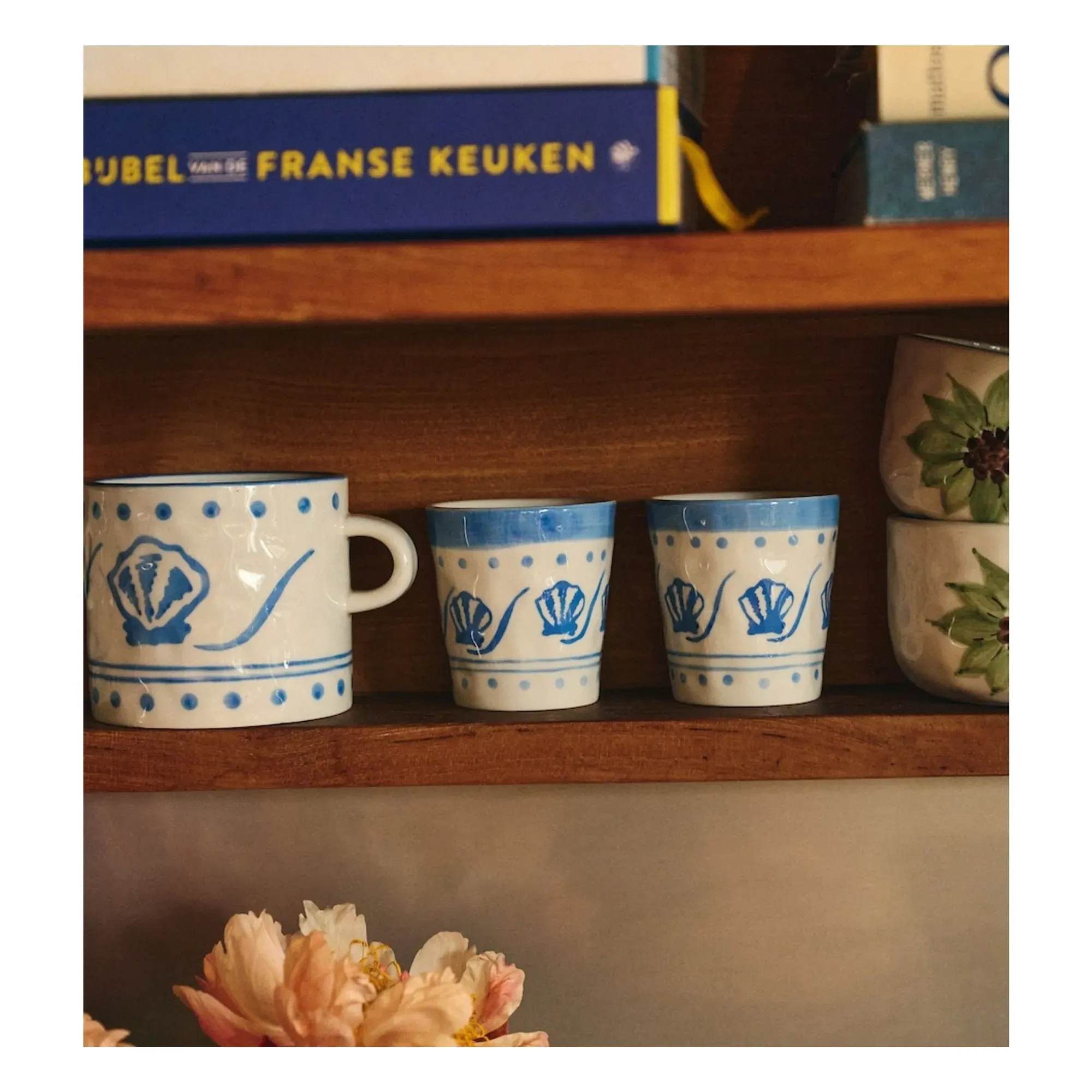 Côte d'Azur Espresso Cup - Blue, Stoneware alternate view