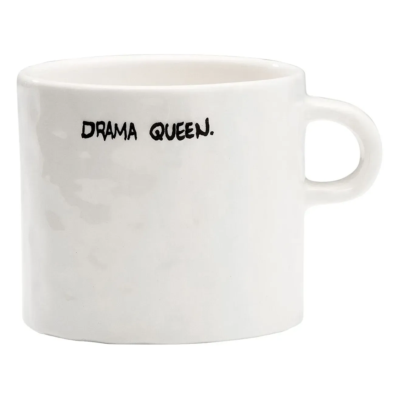 Drama Queen Mug - Ecru, Stoneware product