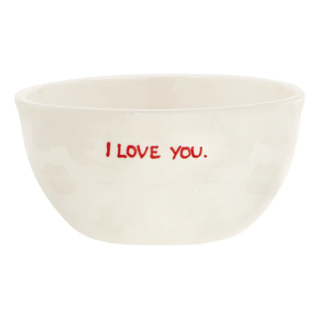 I Love You Bowl - Cream, Ceramic product
