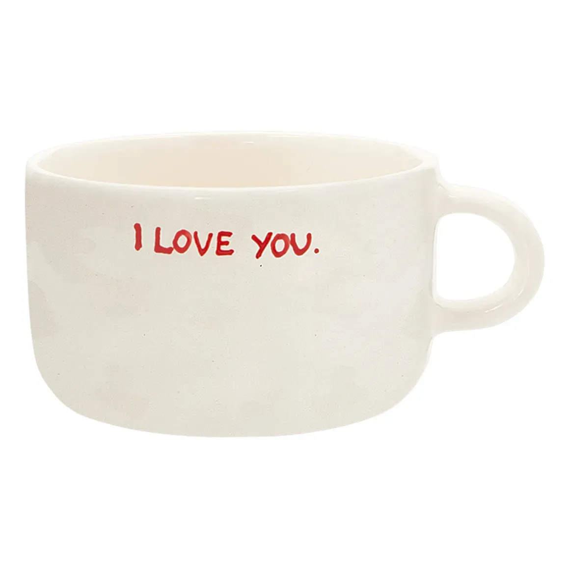 I Love You Mug - Cream, Ceramic product