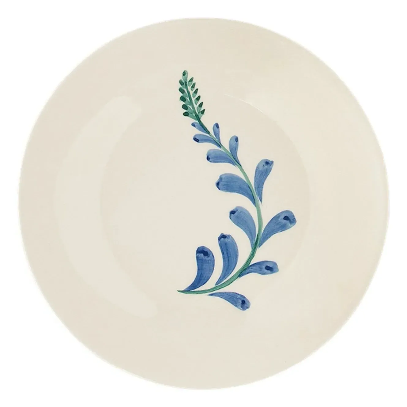 Indigo Flora Breakfast Plate - Blue, Earthenware product