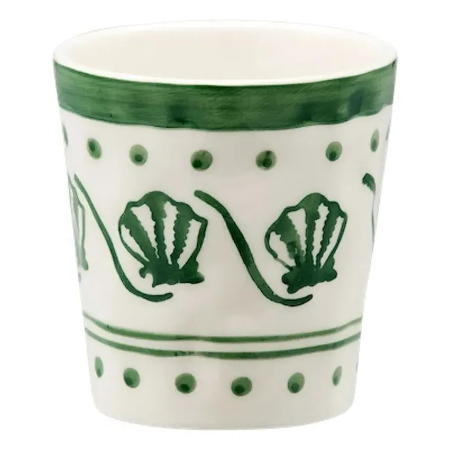 Jonc de Mer Espresso Cup - Green, Stoneware product