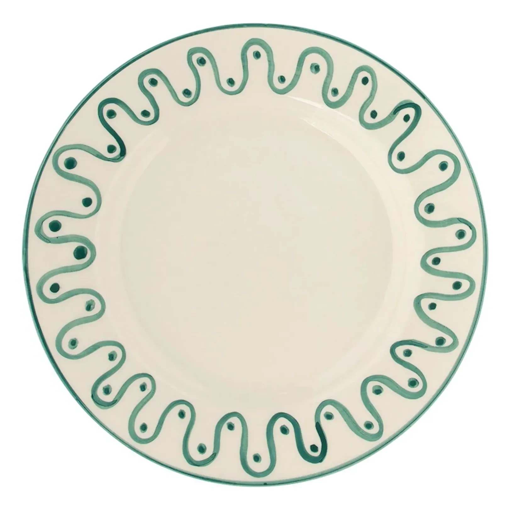 Leaf Dinner Plate - Green, Ceramic product