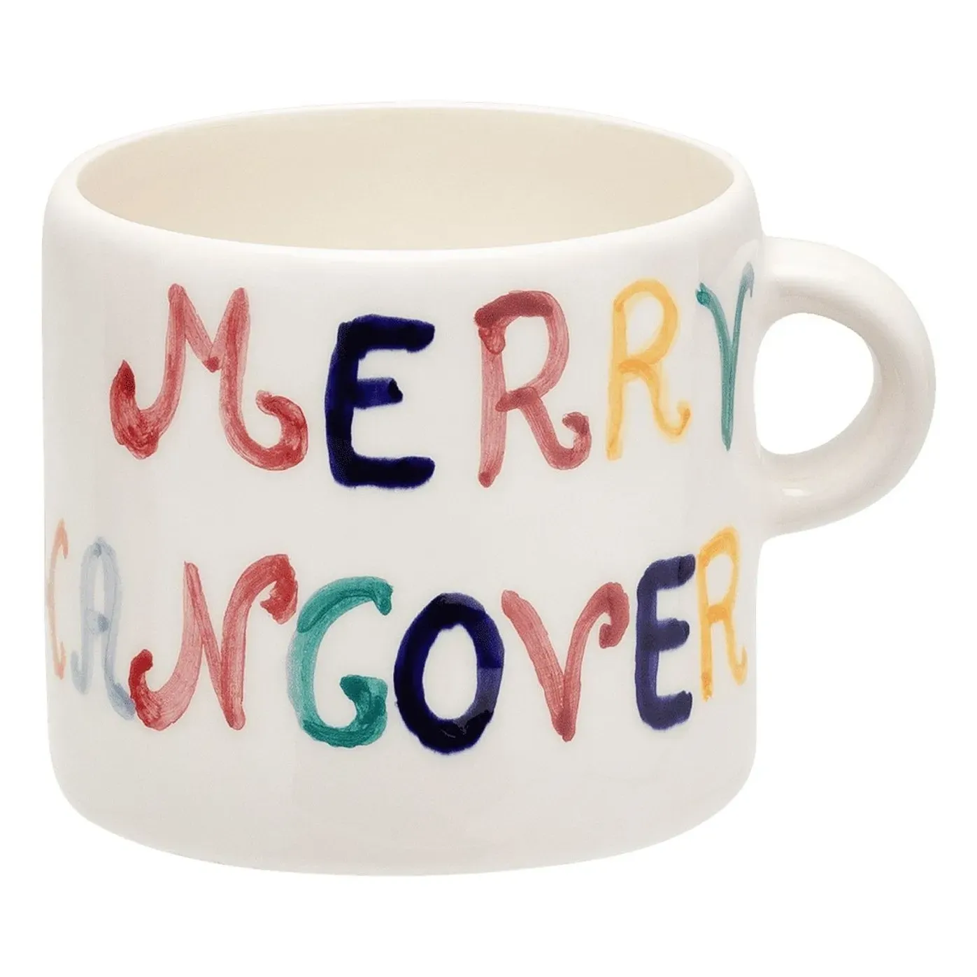 Merry Hangover Hand-Painted Mug - Multicoloured, Stoneware product