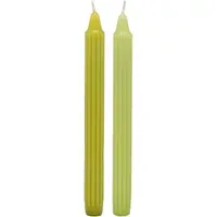 Olive Candles Set of 2 - Green, Paraffin alternate view