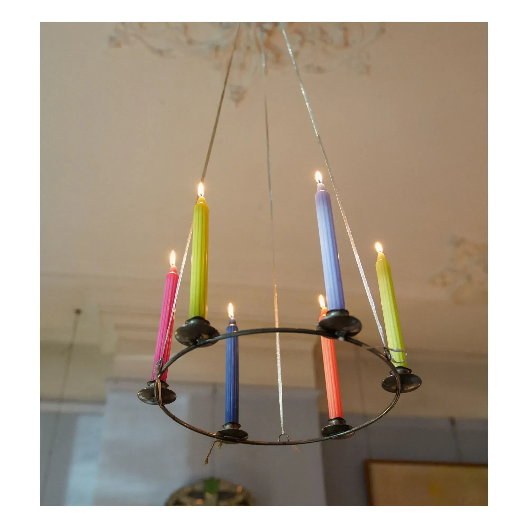 Olive Candles Set of 2 - Olive Green, Paraffin alternate view